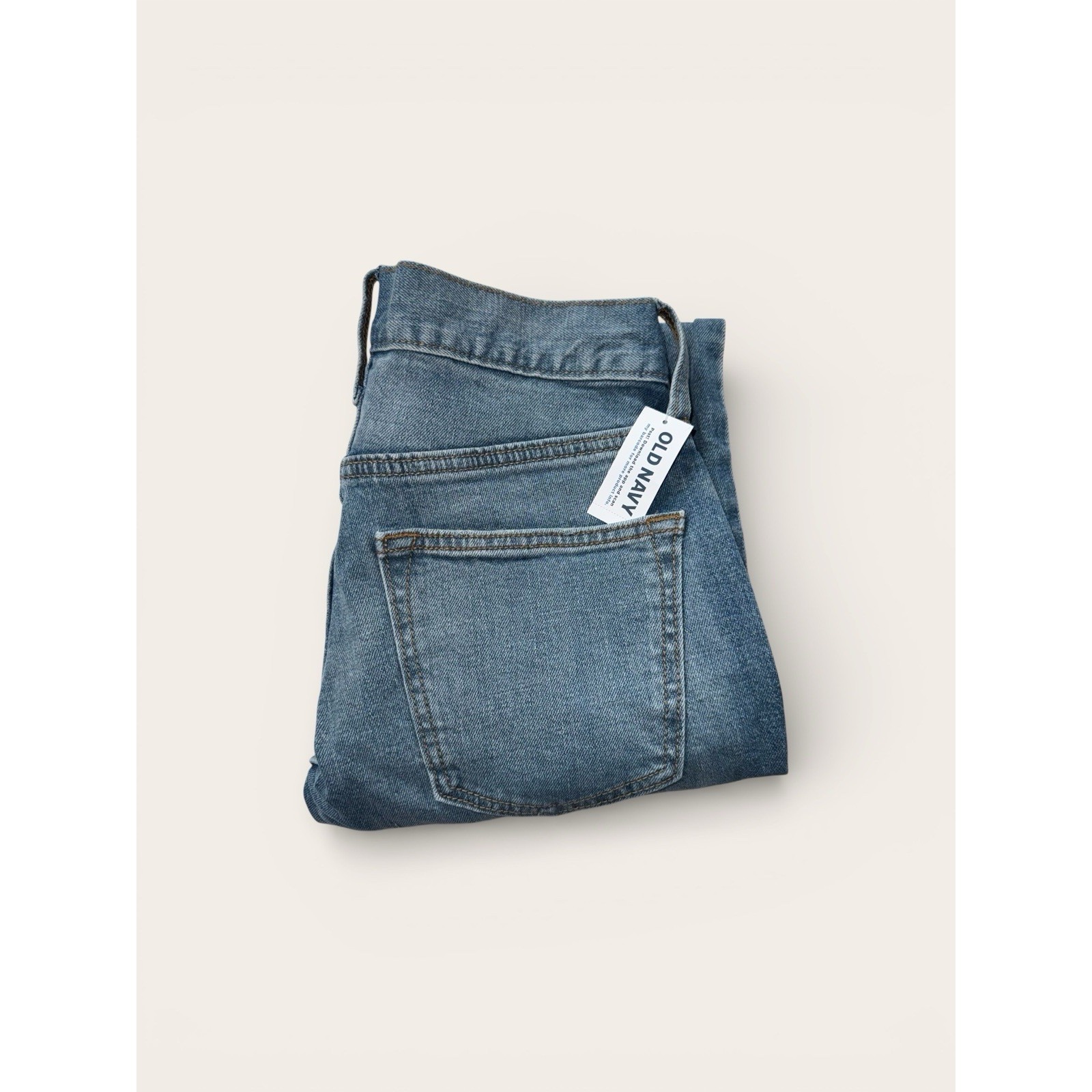 Old Navy Slim Built-In Flex Denim Jeans Mid-Rise Stretch Womens 26x30 Nwt